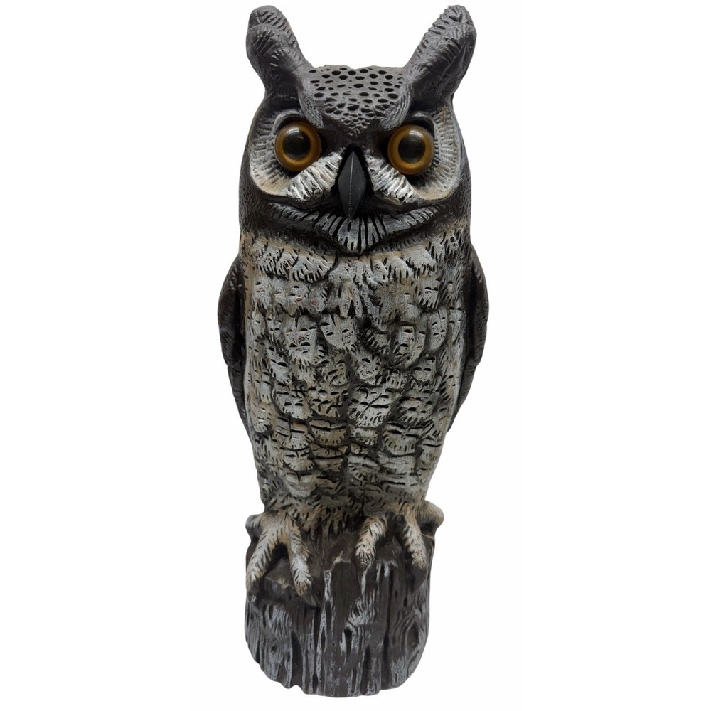 Vintage Dalen Products OWL Blow Mold 1990 Outdoor Garden Decoy 16" Made In‎ USA
